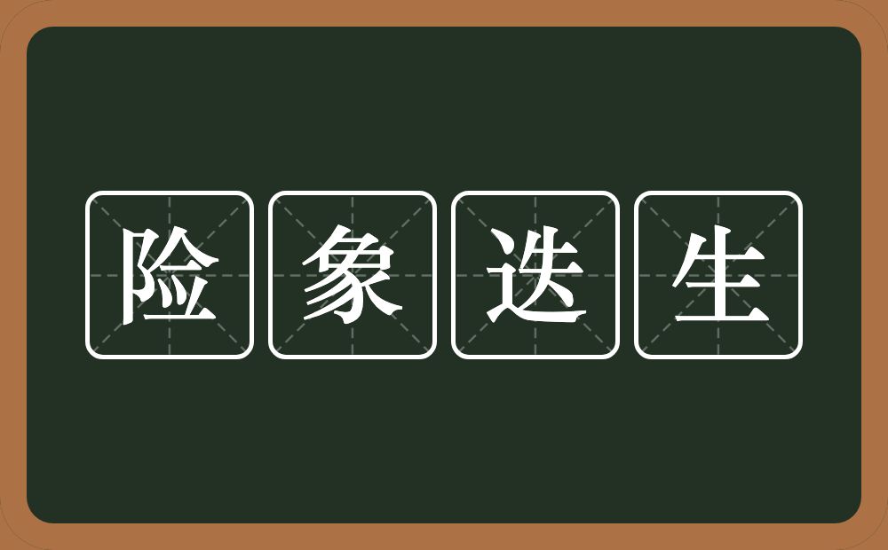 险象迭生的意思？险象迭生是什么意思？