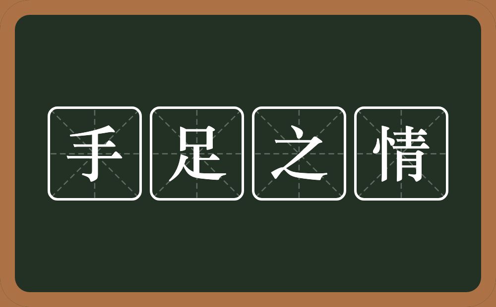 手足之情的意思？手足之情是什么意思？