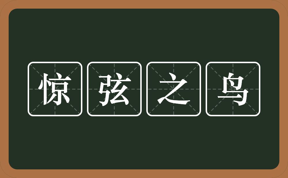 惊弦之鸟的意思？惊弦之鸟是什么意思？