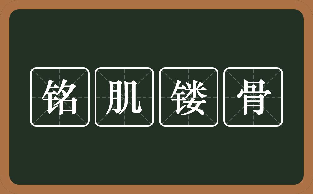 铭肌镂骨的意思？铭肌镂骨是什么意思？