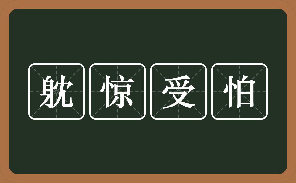 躭惊受怕的意思？躭惊受怕是什么意思？